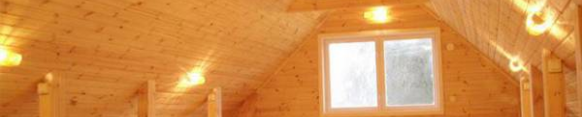 Особенности освещения в деревянных домах