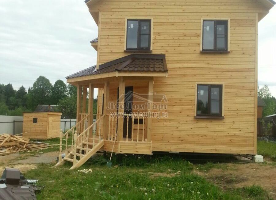 Каркасный дом, проект Конкорд с полноценным 2 этажом