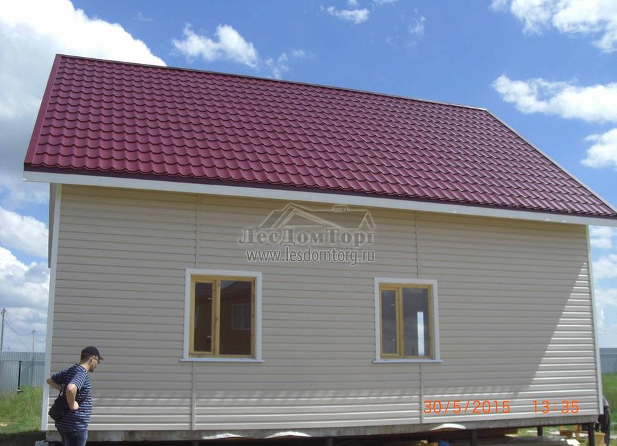 Каркасный дом, проект Василёк
