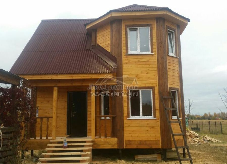 Дом из бруса, проект Флагман