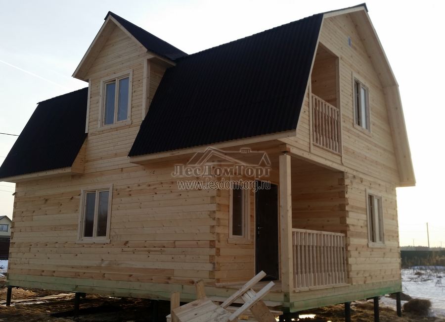 Дом из бруса, проект Карат
