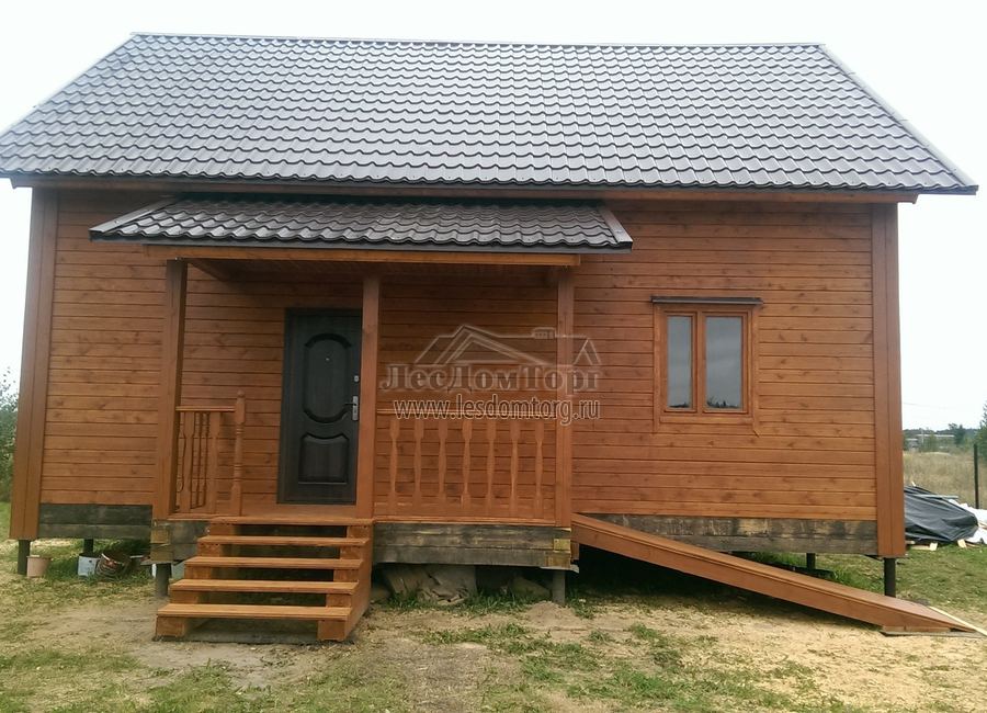 Дом из бруса, проект Василек
